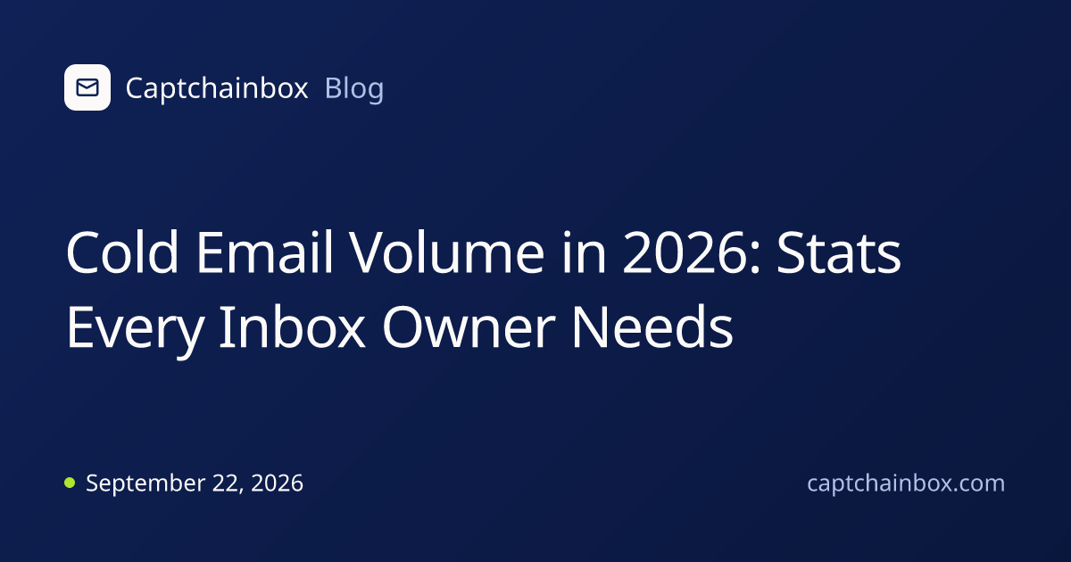 Cold Email Volume in 2026: Stats Every Inbox Owner Needs