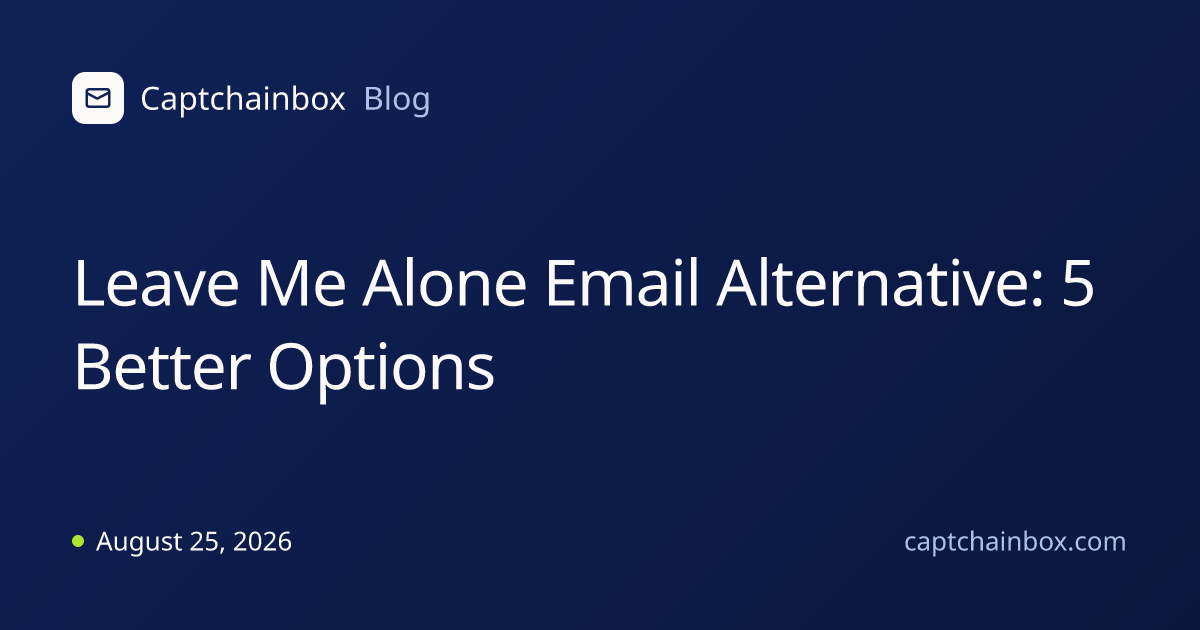 Leave Me Alone Email Alternative: 5 Better Options